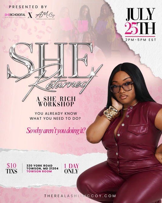 She Returned: The Workshop — July 25, 2026