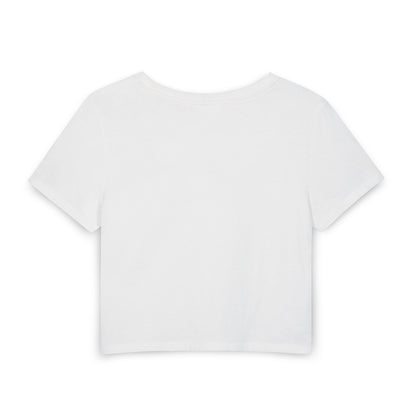 Saved by Grace Crop Tee — Women’s Christian Faith Graphic Tee