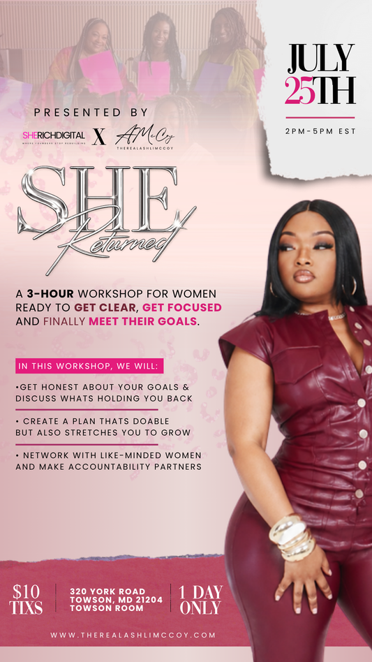 She Returned: The Workshop — July 25, 2026