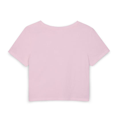 Saved by Grace Crop Tee — Women’s Christian Faith Graphic Tee